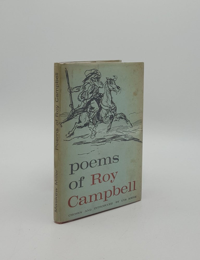 Item #155524 POEMS OF ROY CAMPBELL. KRIGE Uys CAMPEBELL Roy.