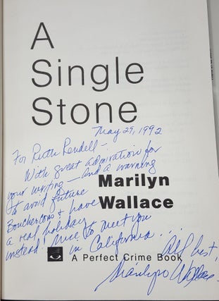 A SINGLE STONE
