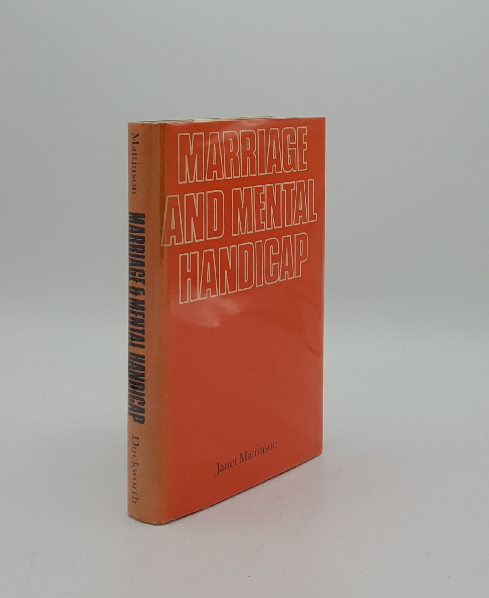 MATTINSON Janet - Marriage and Mental Handicap