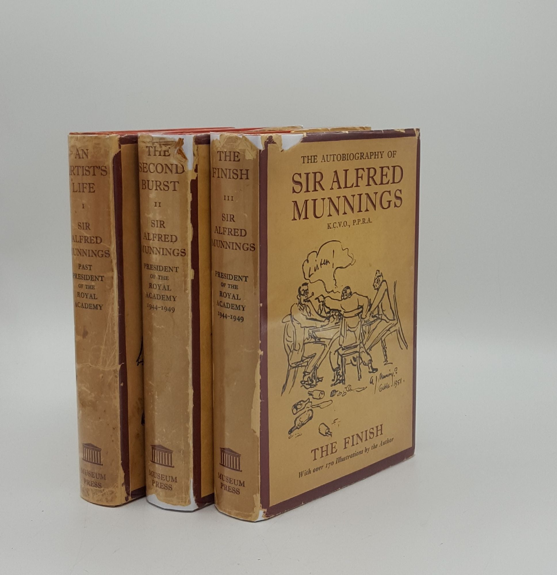 MUNNINGS Sir Alfred - The Autobiography an Artist's Life the Second Burst the Finish