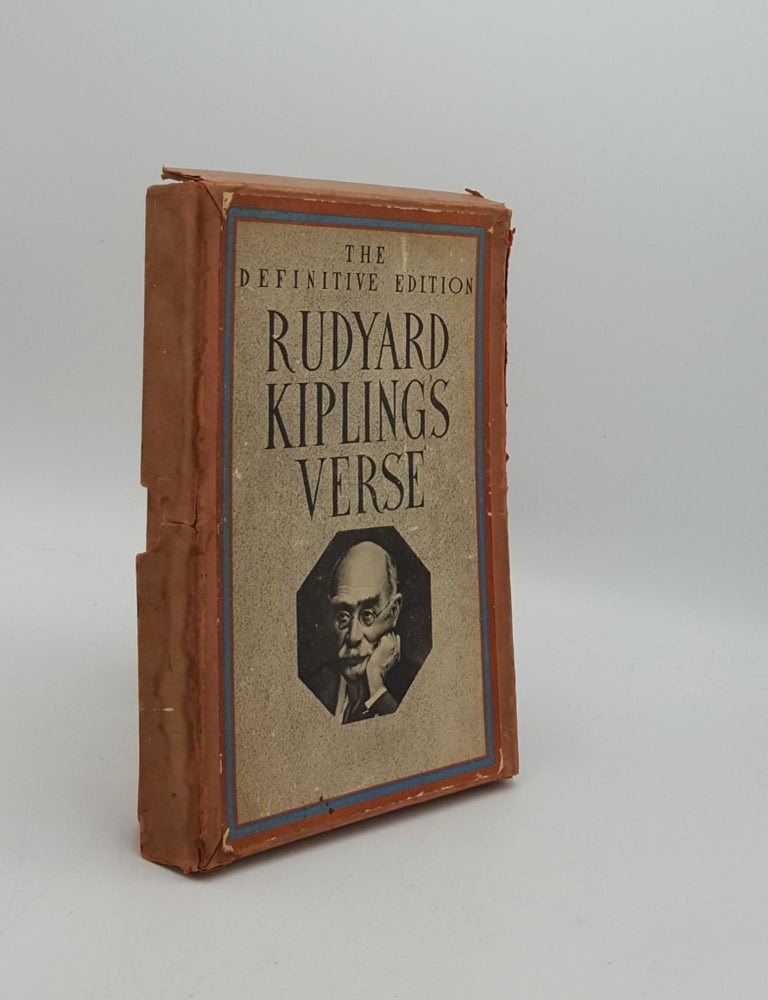 Item #157494 RUDYARD KIPLING'S VERSE Definitive Edition. KIPLING Rudyard.