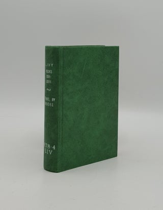 Item #160334 LIVY Volume VII Books XXVI-XXVII Loeb Classical Library. MOORE Frank Gardner LIVY
