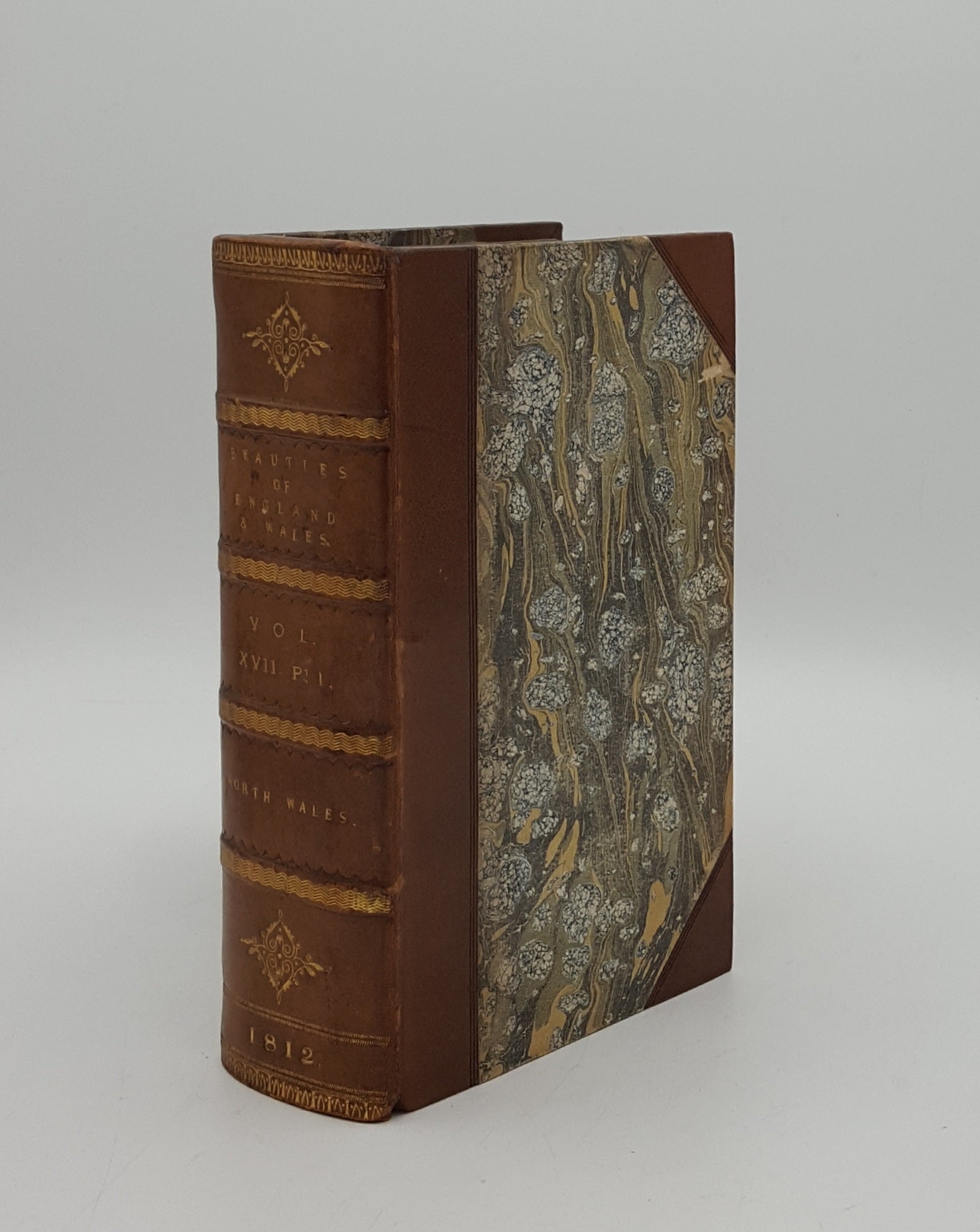 EVANS J. - The Beauties of England and Wales or Original Delineations Topographical Historical and Descriptive of Each County Vol. XVII Part I North Wales
