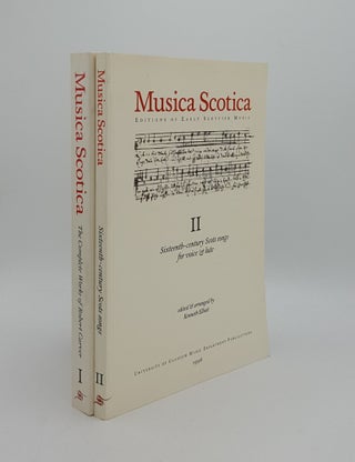 Item #162200 MUSICA SCOTICA Editions of Early Scottish Music Volume I The Complete Works of...
