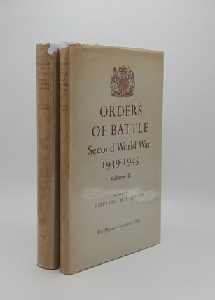 Item #162378 ORDERS OF BATTLE United Kingdom and Colonial Formations and Units in the Second...