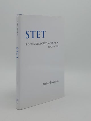 Item #164489 STET Poems Selected and New 1957-2020. FREEMAN Arthur