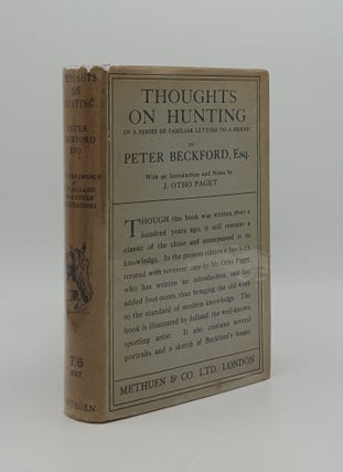 Item #164860 THOUGHTS ON HUNTING. PAGET J. Otho BECKFORD Peter