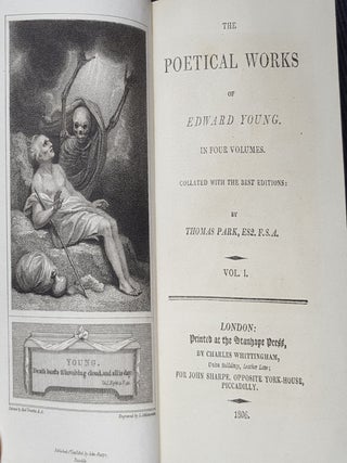 THE POETICAL WORKS OF EDWARD YOUNG In Four Volumes.