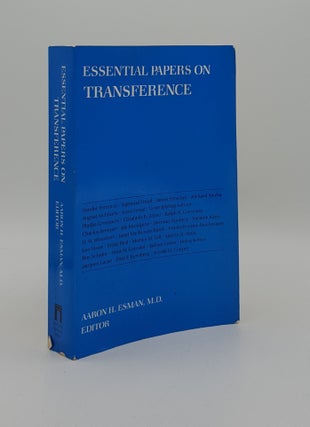Item #165416 ESSENTIAL PAPERS ON TRANSFERENCE. ESMAN Aaron H