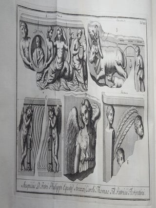 MONUMENTUM SIVE COLUMBARIUM LIBERTORUM ET SERVORUM LIVIAE AUGUSTAE ET CAESARUM Romae detectum in Via Appia anno MDCCXXVI 1726 Ab Antonio Francisco Gorio Presbytero Baptisterii Florentini Descriptum & XX. aere incisis Tabulis illustratum Adjectis Noti