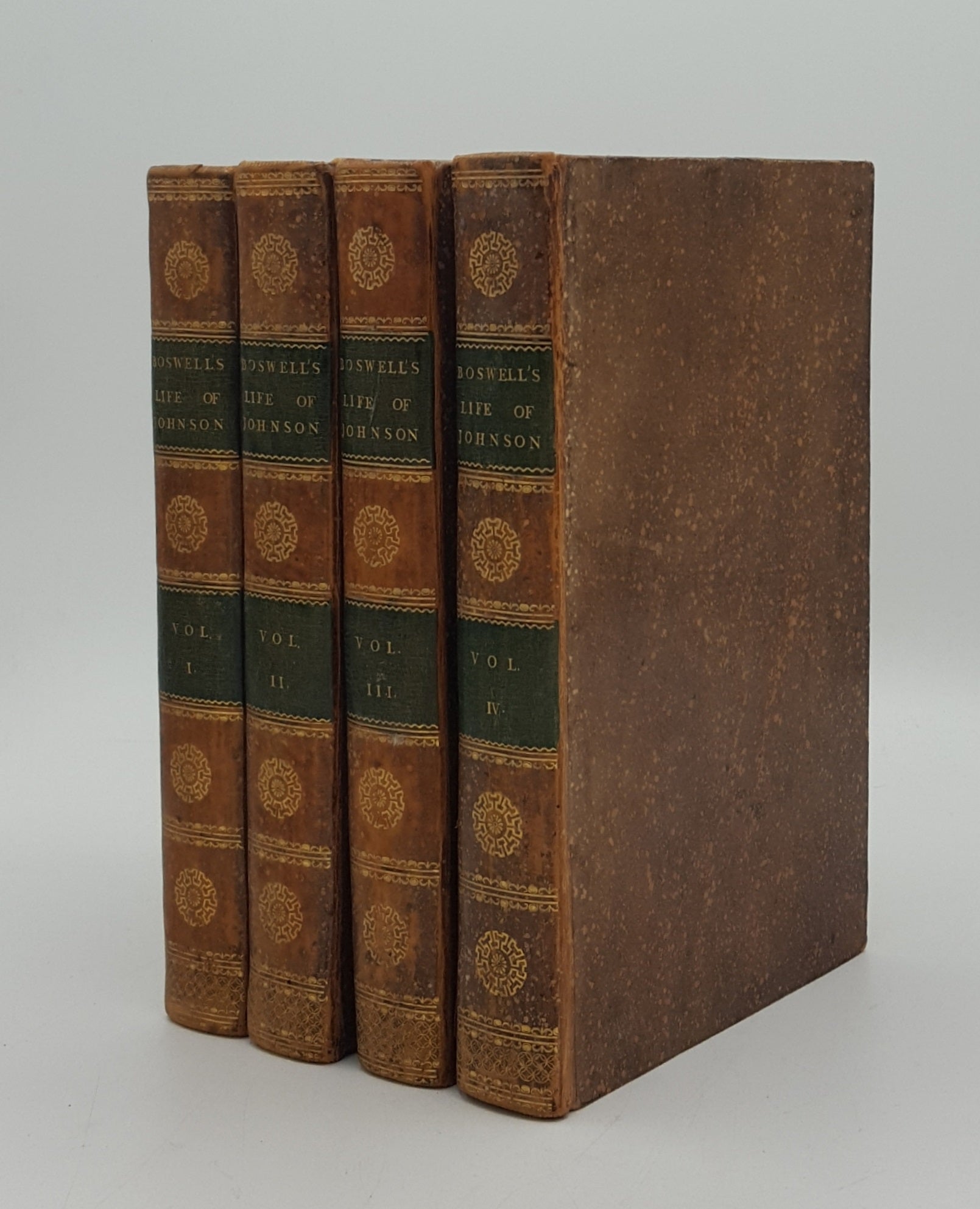 BOSWELL James - The Life of Samuel Johnson LL. D. Comprehending an Account of His Studies and Numerous Works... In Four Volumes