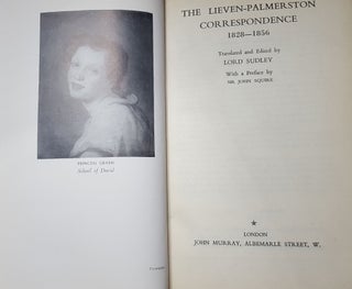 THE LIEVEN-PALMERSTON CORRESPONDENCE 1829-1586.