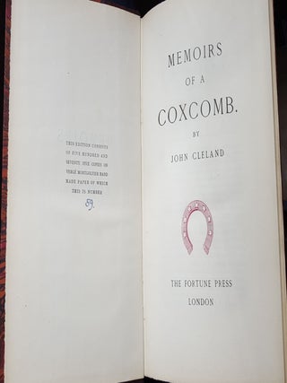 MEMOIRS OF A COXCOMB