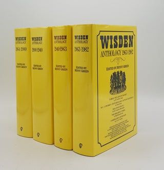Item #168826 WISDEN ANTHOLOGY 4 Volumes 1864-1900, 1900-1940, 1940-1963, 1963-1982. GREEN Benny