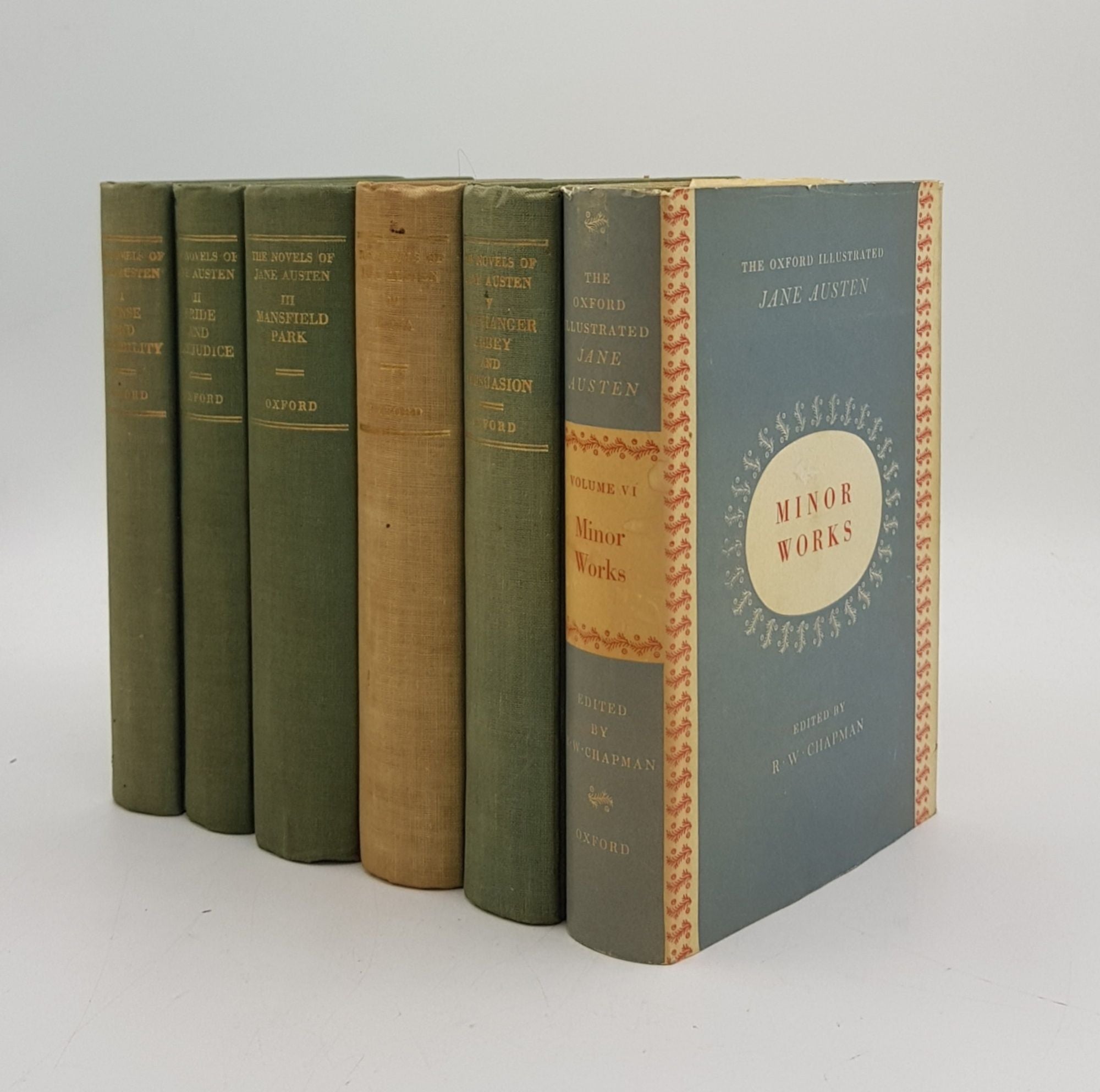 AUSTEN Jane, CHAPMAN R.W. - The Novels of Jane Austen the Text Based on Collation of the Early Editions in Five Volumes [&] Volume VI Minor Works