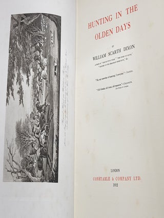HUNTING IN THE OLDEN DAYS