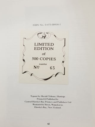 ONE HUNDRED YEARS OF SPORT WITH THE HAWKE'S BAY HOUNDS 1889-1990.