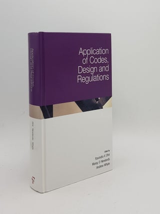 Item #169600 APPLICATION OF CODES DESIGN AND REGULATIONS Proceedings of the International...