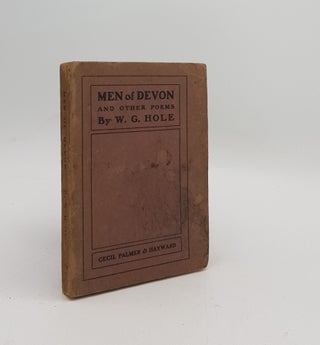 Item #170752 MEN OF DEVON And Other Poems. HOLE W. G