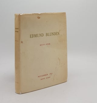 Item #170868 EDMUND BLUNDEN Sixty-Five. BLUNDEN Edmund