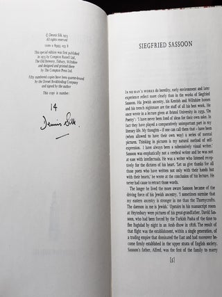 SIEGFRIED SASSOON