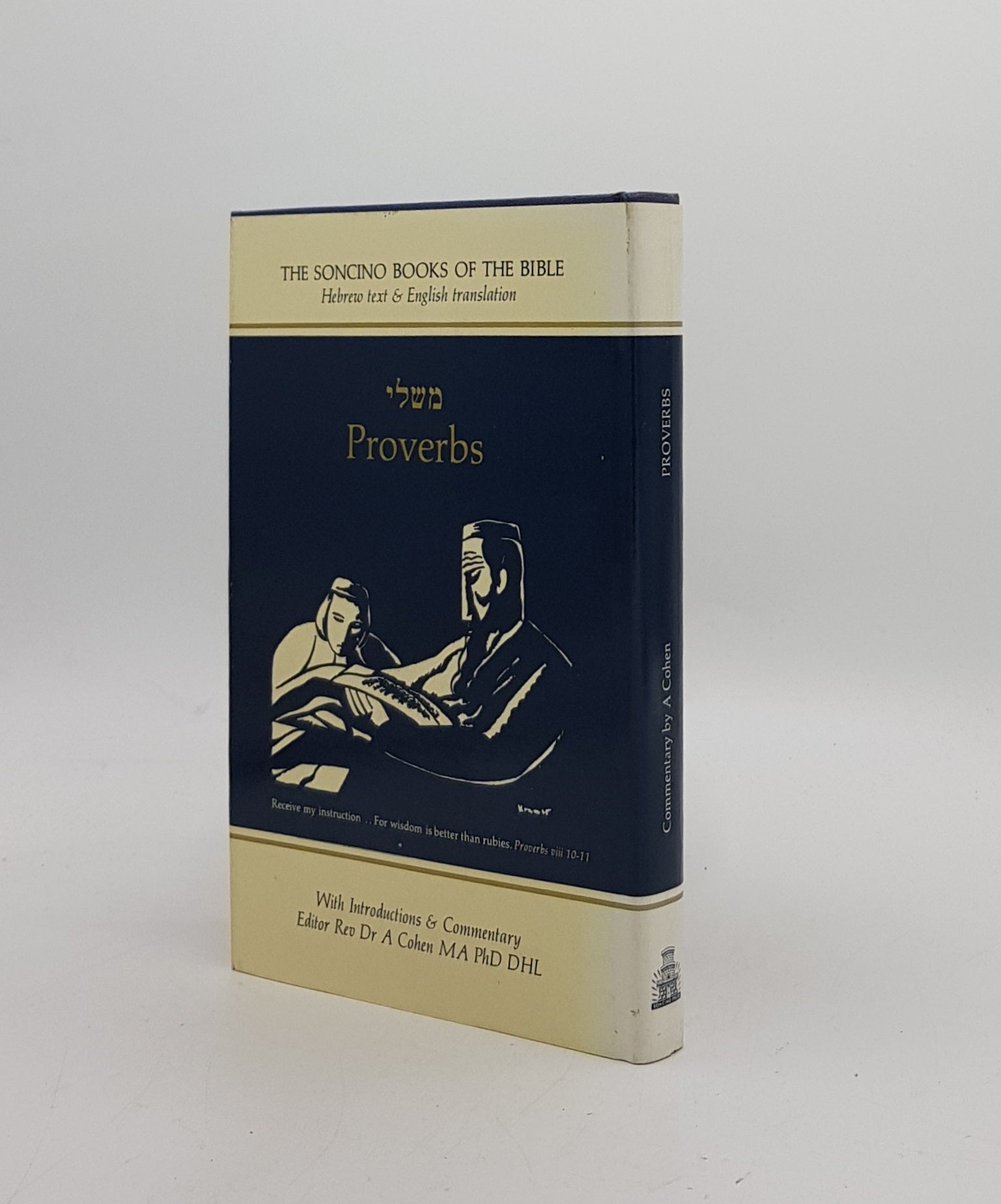 COHEN A., ROSENBERG A.J. - Proverbs the Soncino Books of the Bible