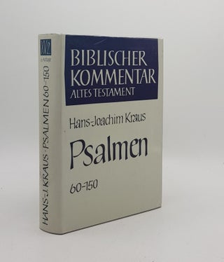 Item #171621 PSALMEN 2 Teilband Psalmen 60-150 Biblischer Kommentar zum Alten Testament Band...