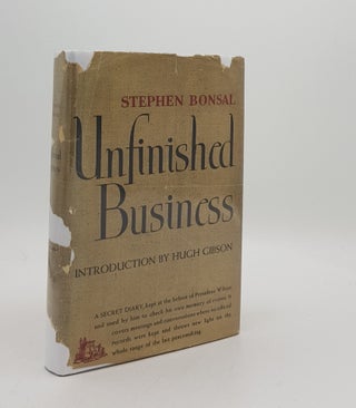 Item #172229 UNFINISHED BUSINESS. BONSAL Stephen