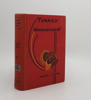 Item #173516 TURKEY MANAGEMENT. MARTIN J. Holmes MARSDEN Stanley J