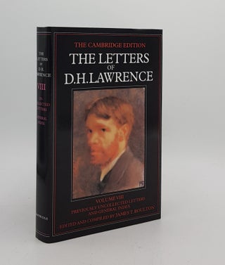 Item #173664 THE LETTERS OF D.H. LAWRENCE Volume VIII Previously Uncollected Letters and General...