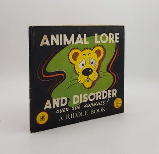 Item #174105 ANIMAL LORE AND DISORDER. RIDDELL James