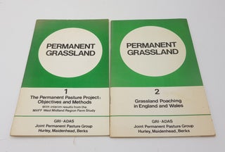 Item #174510 PERMANENT GRASSLAND STUDIES 1 The Permanent Pasture Project Objectives and Methods...