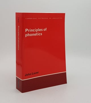 Item #175347 PRINCIPLES OF PHONETICS. LAVER John