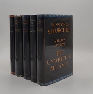 Item #177223 POST-WAR SPEECHES 5 Volumes The Sinews of Peace, Europe Unite, In the Balance,...