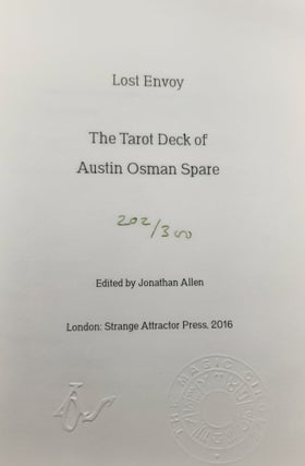 LOST ENVOY The Tarot Deck of Austin Osman Spare.