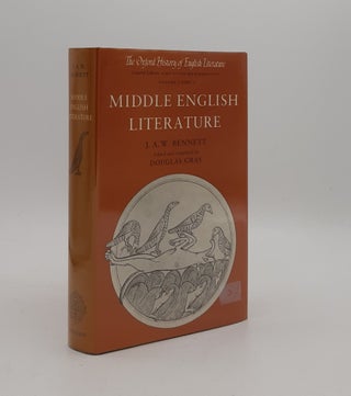 Item #177665 MIDDLE ENGLISH LITERATURE. GRAY Douglas BENNETT J. A. W