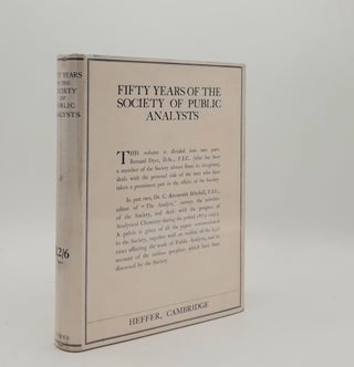 Item #177991 THE SOCIETY OF PUBLIC ANALYSTS AND OTHER ANALYTICAL CHEMISTS Some Reminiscences of...