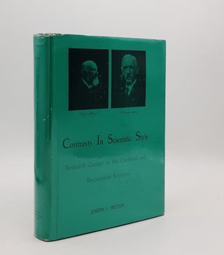 Item #177995 CONTRASTS IN SCIENTIFIC STYLE Research Groups in the Chemical and Biochemical...