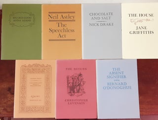 Item #178066 MANDEVILLE PRESS 7 Volumes Six Legs Good, The Speechless Act, Chocolate and Salt,...