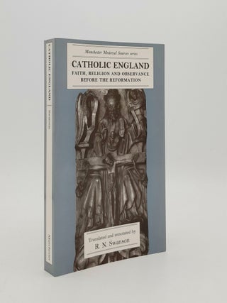 Item #178411 CATHOLIC ENGLAND Faith Religion and Observance Before the Reformation (Manchester...