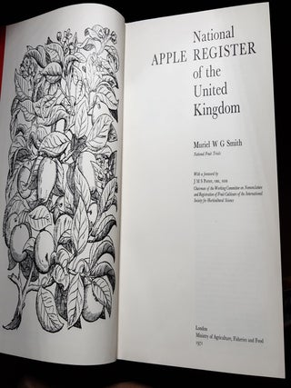 NATIONAL APPLE REGISTER OF THE UNITED KINGDOM