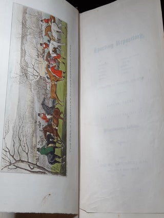 THE SPORTING REPOSITORY Containing Horse-Racing, Hunting, Coursing, Shooting, Archery, Trotting and Tandem Matches, Cocking, Pedestrianism, Pugilism, Anecdotes on Sporting Subjects, Interspersed with Essays, Tales…
