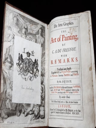 DE ARTE GRAPHICA The Art of Painting with Remarks Translated into English Together with an Original Preface Containing a Parallel betwixt Painting and Poetry.