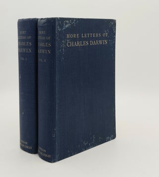 Item #178496 MORE LETTERS OF CHARLES DARWIN A Record of His Work in a Series of Hitherto...