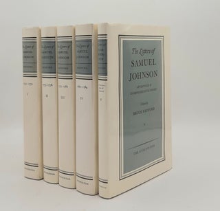 Item #178501 THE LETTERS OF SAMUEL JOHNSON Hyde Edition in Five Volumes. REDFORD Bruce JOHNSON...