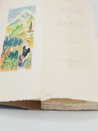 CROQUIS DE PROVENCE Bois en coulleurs de Paul Welsch.