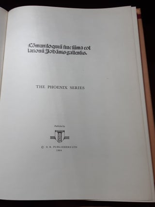 COMMUNILOQUIUM (The Phoenix Series No. 1).
