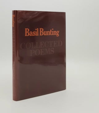 Item #178740 COLLECTED POEMS. BUNTING Basil