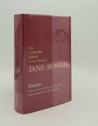 Item #179148 EMMA (The Cambridge Edition of the Works of Jane Austen). CRONIN Richard AUSTEN...