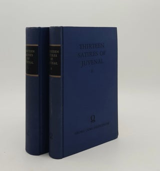 Item #179168 THIRTEEN SATIRES OF JUVENAL Volume I [&] Volume II. MAYOR John E. B. JUVENAL